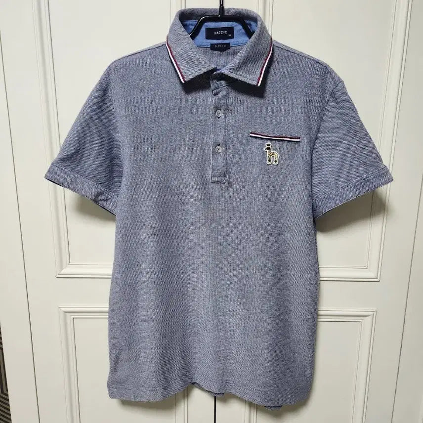[BUNJANG] Hazzys Slim Fit Collar Short Sleeve T-Shirt (Size 100) / (100)헤지스 슬림핏 카라 반팔 티셔츠
