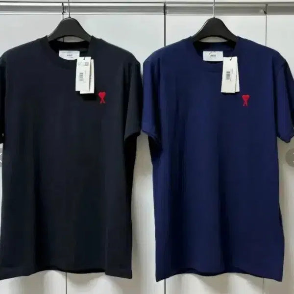 [BUNJANG] AMI Half-Sleeve T-Shirt / 아미 반팔티 (새제품)