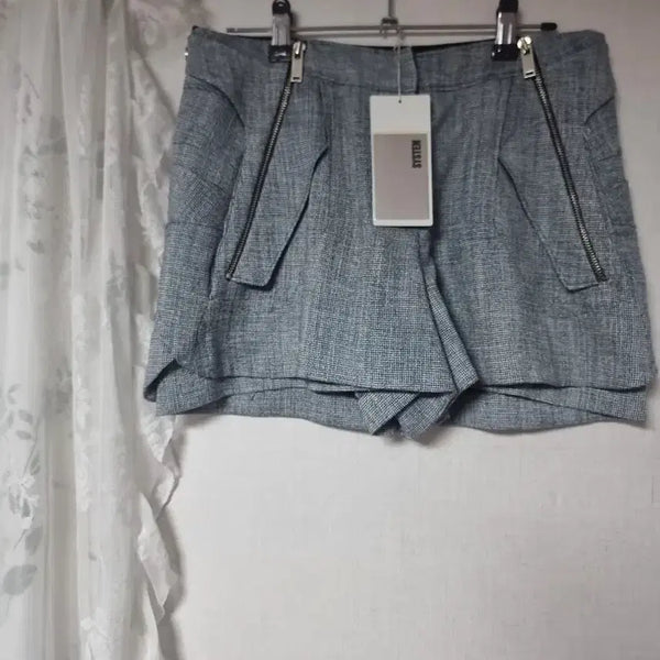 [BUNJANG] System Textured Zipper Shorts / 시스템 텍스쳐 지퍼 반바지