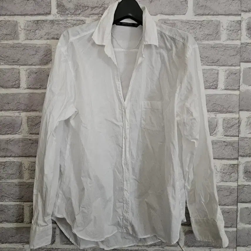[BUNJANG] Zara White Cotton Blouse / 자라 화이트 면 블라우스 M/알뜰한여우