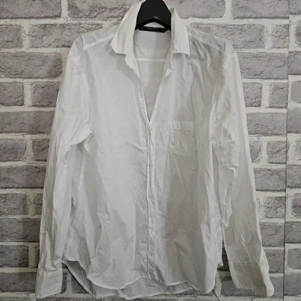 [BUNJANG] Zara White Cotton Blouse / 자라 화이트 면 블라우스 M/알뜰한여우
