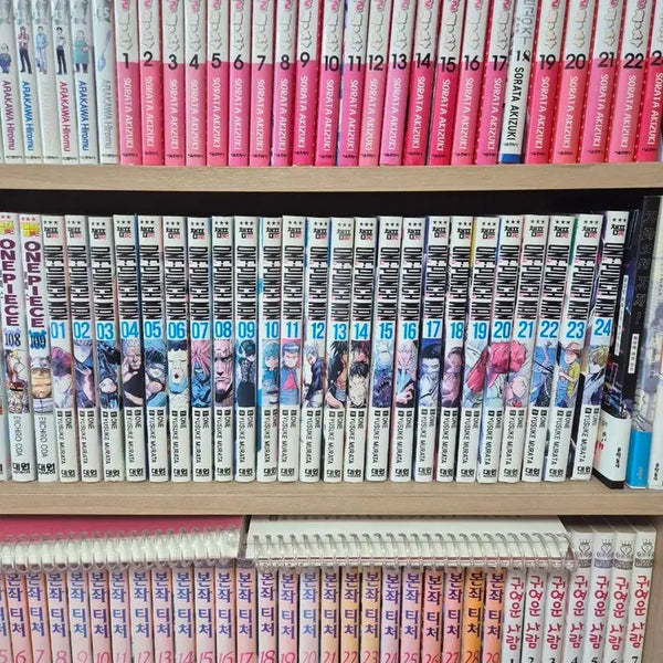 [BUNJANG] One-Punch Man Complete Manga Set Volumes 1-24 / 원펀맨 소장용 단행본 1~24권.
