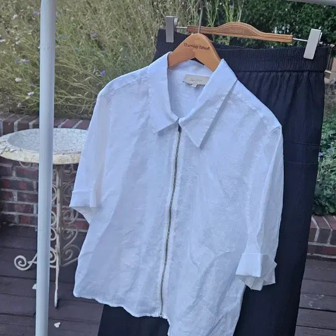 [BUNJANG] Linen Cotton Blend Blouse / 린넨 상의 코튼소재 블라우스   일괄