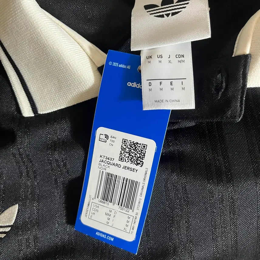 [BUNJANG] Adidas Oasis Jacquard Jacket Black M / 아디다스 오아시스 자카드 블랙 M