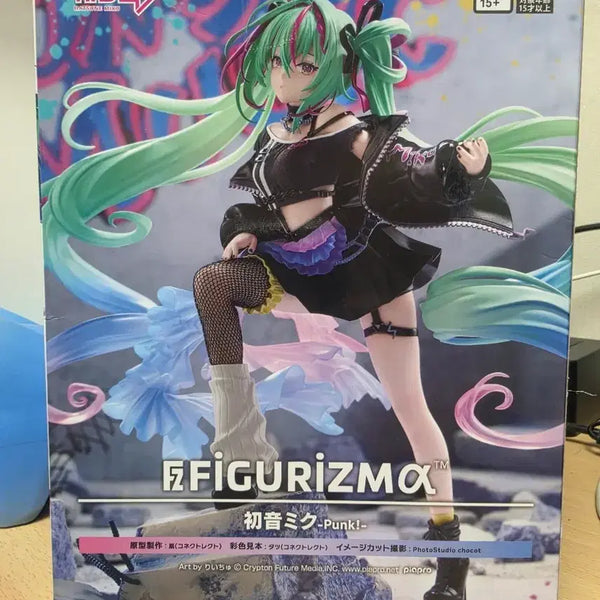 [BUNJANG] SEGA Figure-rise Hatsune Miku Punk Ver. Figure (Sealed) / 미개봉) 세가 피규어리즘 하츠네 미쿠 펑크 punk 피규어
