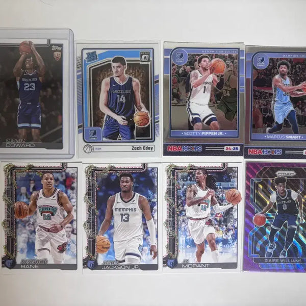 [BUNJANG] Memphis Grizzlies Basketball Card Bundle - Rookies & Stars / 멤피스 그리즐리스 농구 카드 일괄 카워드 루키 등