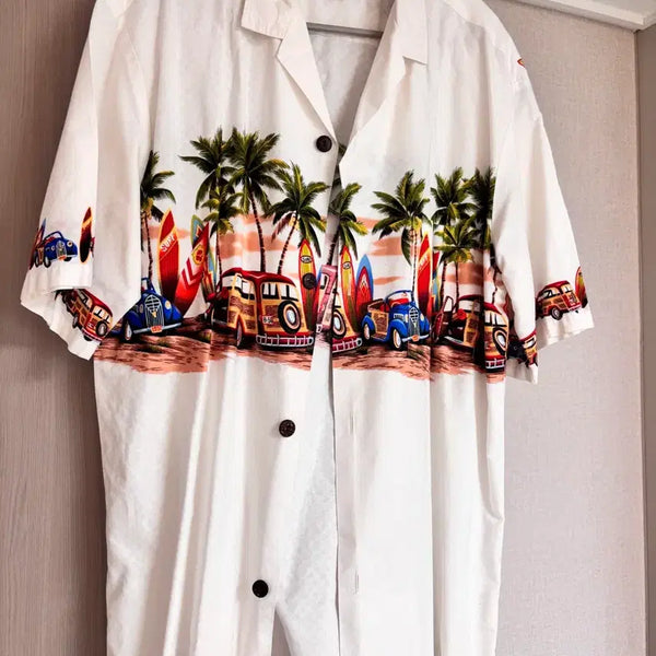 [BUNJANG] Royal Hawaiian Designer Hawaiian Shirt / ROYAL HAWAIIAN DESIGNER 셔츠 하와이안 셔츠