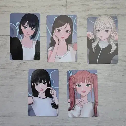 [BUNJANG] OWOIS Summer Photocard Set (Serin, Haru, Soi, Youni) / 오위스 미공포 포카 5종 디마뮤 세린 하루 썸머 소이 유니
