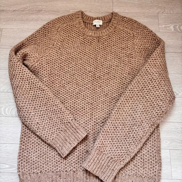 [BUNJANG] Club Monaco Italian Yarn Mélange Knit Sweater Beige M / 클럽모나코 이탈리안 얀 보카시 니트 스웨터 베이지 M