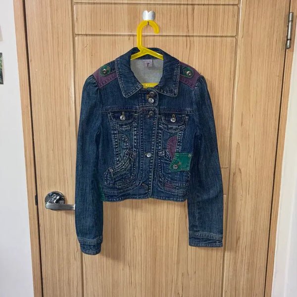 [BUNJANG] Vanilla B Patchwork Denim Jacket / Sale 24