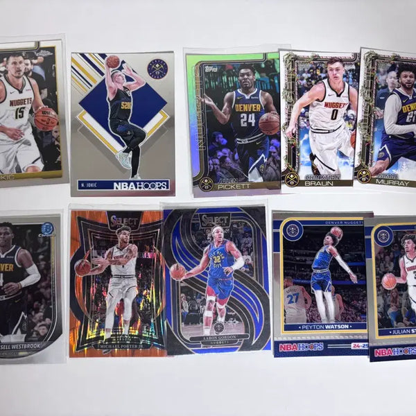 [BUNJANG] Denver Nuggets Basketball Cards - Nikola Jokic, Aaron Gordon, Jamal Murray / 덴버 너겟츠 농구 카드 (요키치, 고든 , 머레이)