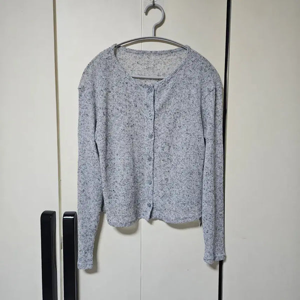 [BUNJANG] Giordano Salanta Linen Round Neck Cardigan / [새상품] 지오다노 살안타 여리핏 라운드넥 린넨 가디건(정가 2.4)