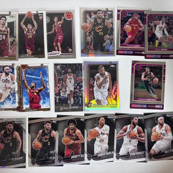 [BUNJANG] Cleveland Cavaliers Basketball Card Set (Mobley Rookie, Mitchell, etc.) / 클리블랜드 캐벌리어스 농구 카드 세트( 모블리 루키, 미첼 등)