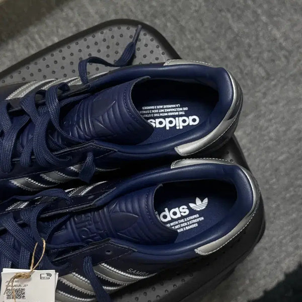 [BUNJANG] Adidas Samba JP Dark Blue Metallic Silver / (새 상품)아디다스 삼바 JP '다크 블루 메탈릭 실버