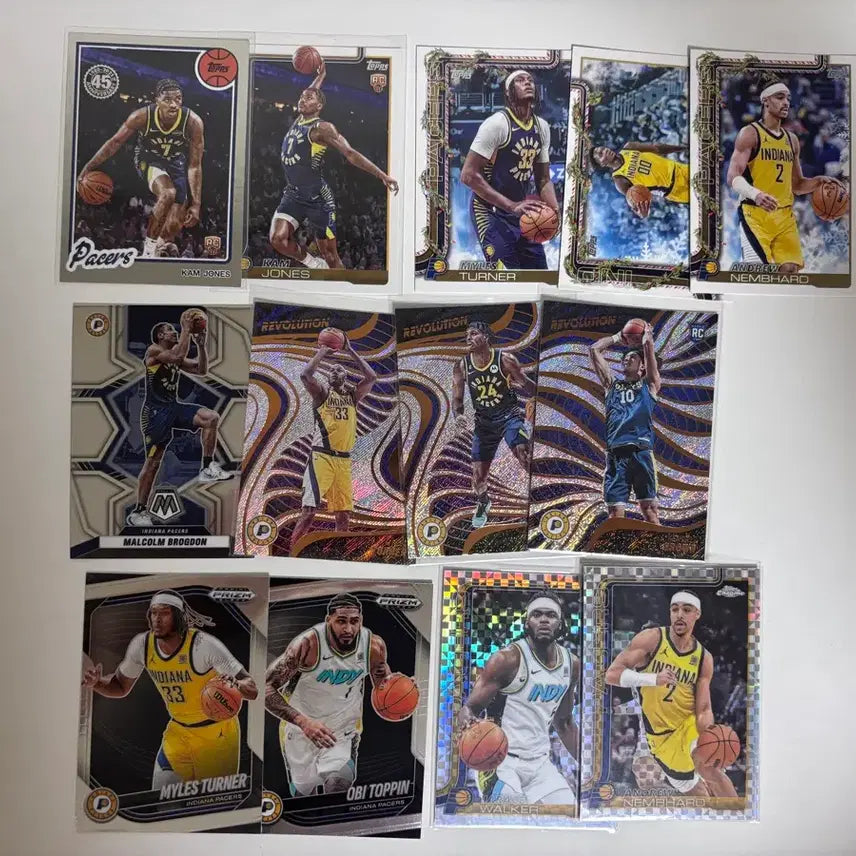 [BUNJANG] Indiana Pacers Basketball Card Set (Turner, Nembhard) / 인디애나 페이서스 농구 카드 세트 (터너, 넴하드)