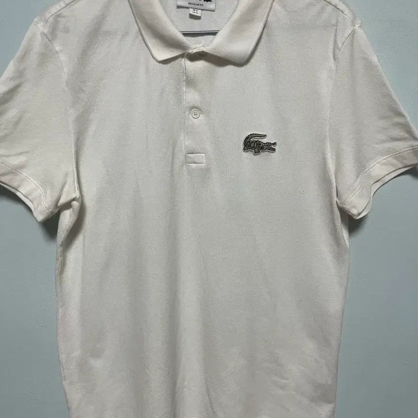 [BUNJANG] Lacoste White Short Sleeve Polo T-Shirt (M) / 라코스테 카라티 화이트