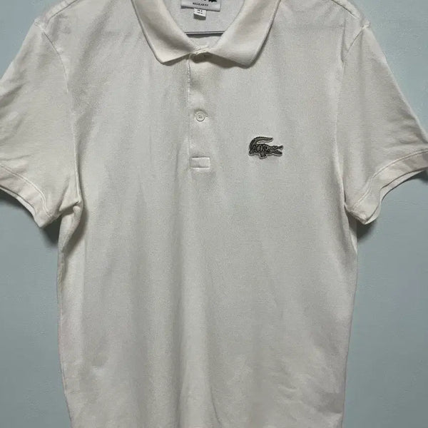 [BUNJANG] Lacoste White Short Sleeve Polo T-Shirt (M) / 라코스테 카라티 화이트