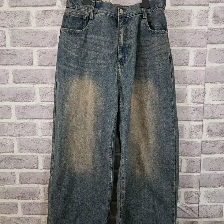 [BUNJANG] Vintage Washing Wide Jeans XL / 빈티지 워싱 와이드 청바지XL/알뜰한여우