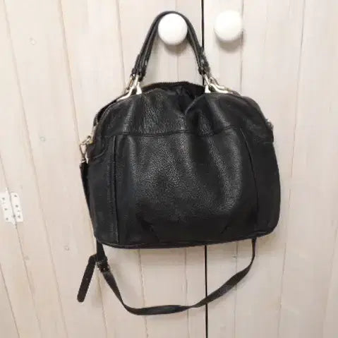 [BUNJANG] Sisley Leather Gold-Plated Detail Tote and Shoulder Bag / 시슬리 가죽이 너무 좋은 금장장식 토드 앤 숄더