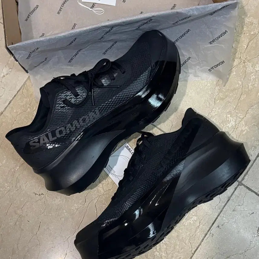 [BUNJANG] Salomon x Comme des Garçons Phantasm Platform Sneakers Black / [구매] 살로몬x꼼데가르송 판타즘 플랫폼 블랙 260~265