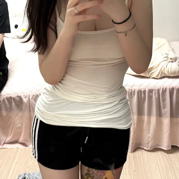 [BUNJANG] Used Built-in Bra Tank Top / 중고)캡내장나시
