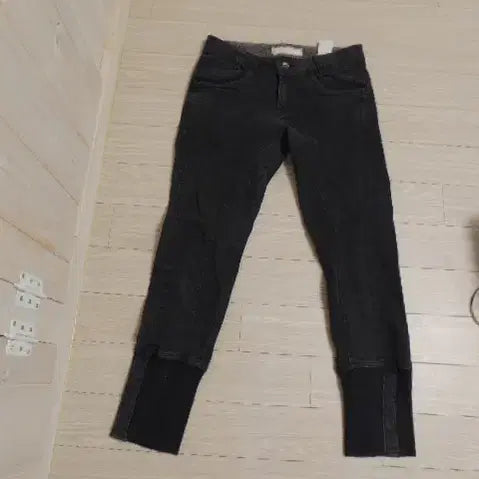 [BUNJANG] Washing Black Denim Pants / 너무너무 예쁘고 다리 이뻐 보이는 워싱 블랙 바지