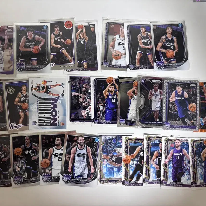 [BUNJANG] Sacramento Kings Player Card Bundle Set / 새크라멘토 킹스 선수 카드 일괄