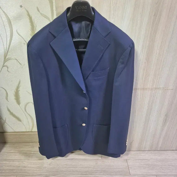 [BUNJANG] Navy Gold Button Blazer / 네이비 금장자켓