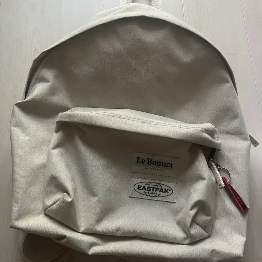 [BUNJANG] Eastpak x Le Bonent Collaboration Beige Backpack / 이스트팩 백팩 베이지색 le bonent 콜라보