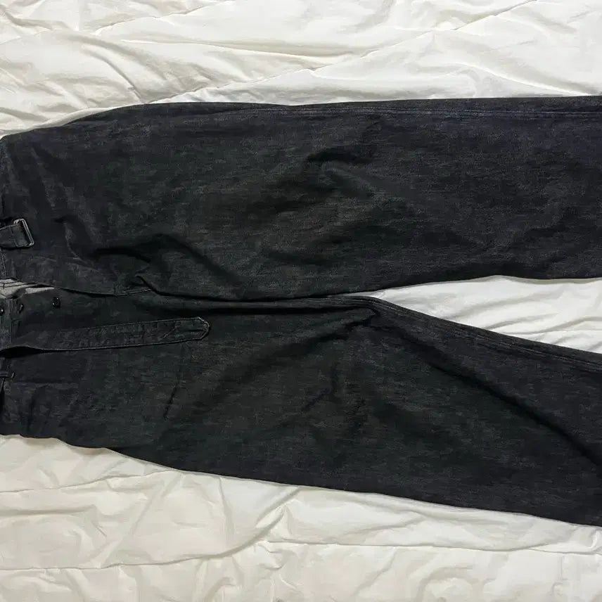 [BUNJANG] Comoli Belted Denim Pants Size 3 Ecru / 코모리 벨티드 데님 3사이즈 에크루