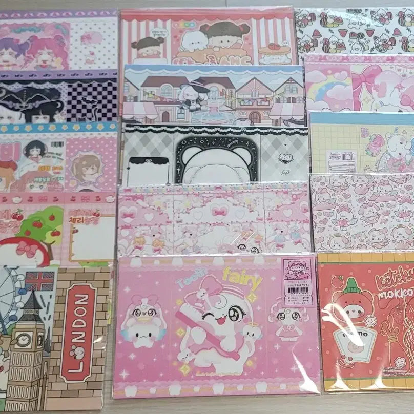 [BUNJANG] A4 Wrapping Paper Set (40 Sets) / A4 랩핑지 40세트