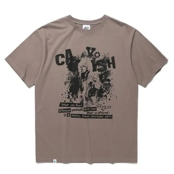 [BUNJANG] Cavishi Graphic T-Shirt / 카비시 반팔 티셔츠