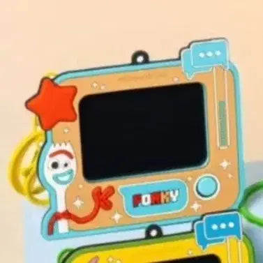 [BUNJANG] Toy Story Drawing Pad Keychain Forky Unused / 토이스토리 드로잉패드 키링 포키 미사용품 판매
