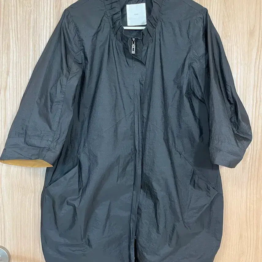 [BUNJANG] KUHO Black 7-Sleeve Outerwear (Size 165) / KUHO 블랙 7부 소매 아우터 165