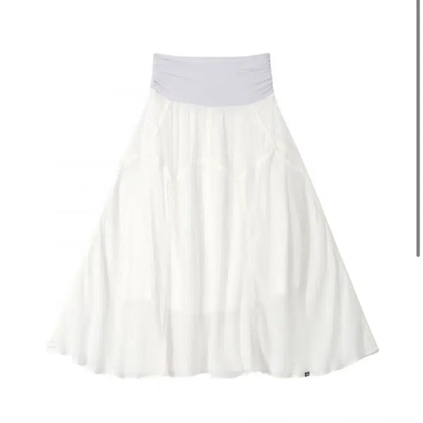 [BUNJANG] Earthjigu Forest Long Skirt White / 어스지구 earthjigu 포레스트 롱 스커트 화이트