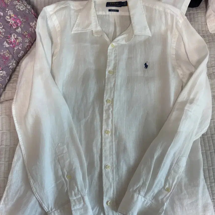 [BUNJANG] Polo Ralph Lauren Custom Slim Linen Shirt / 폴로 랄프로렌 / 린넨 셔츠 커스텀 슬림 / L