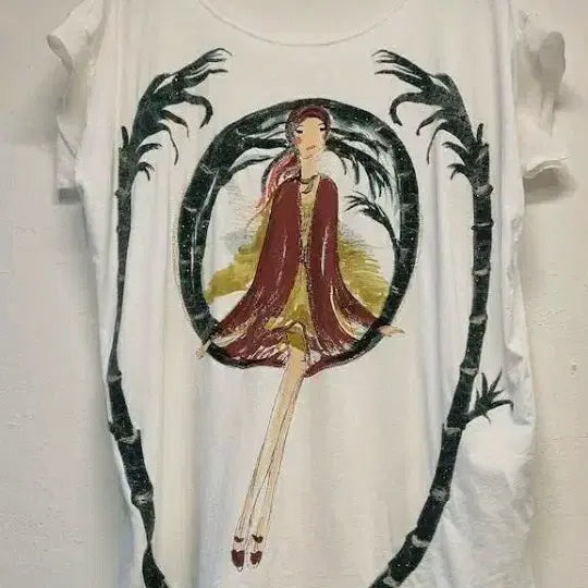 [BUNJANG] Tsumori Chisato Short Sleeve T-Shirt / 66)츠모리 치사토의 반팔 티셔츠