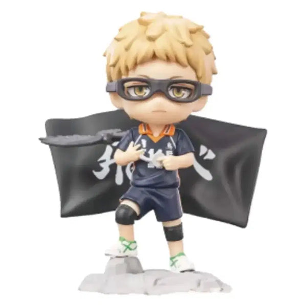[BUNJANG] Pop Mart Haikyuu!! Nekoma Kei Tsukishima Figure / 택포 2.7) 팝마트 하이큐 쓰레기장 결전 츠키시마 케이 피규어