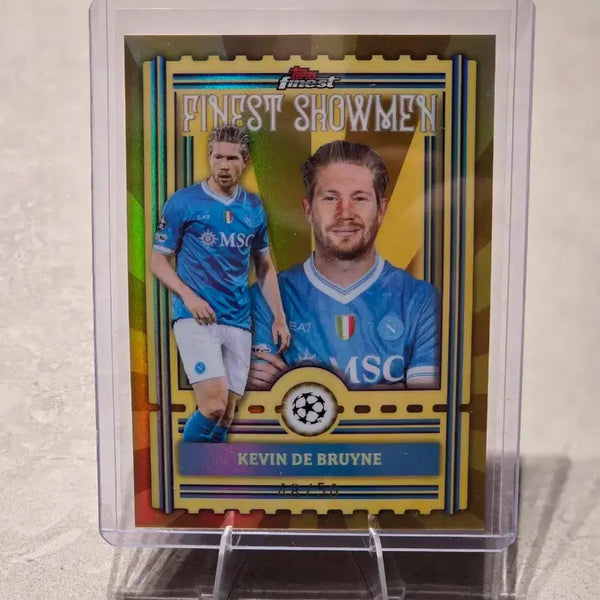 [BUNJANG] Napoli Finest Kevin De Bruyne Finest Showman Insert (Limited 50) / [50 한정] 케빈 더브라위너 파이니스트 쇼맨 인서트 나폴리 탑스 파이니스트