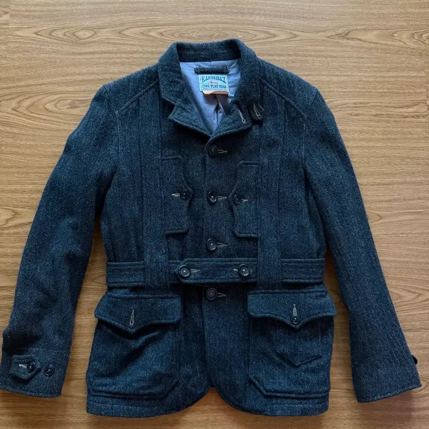 [BUNJANG] Colimbo Kanvasbak Archive Wool Herringbone Norfolk Jacket / 콜림보 kanvasbak 아카이브 울 헤링본 노퍽자켓