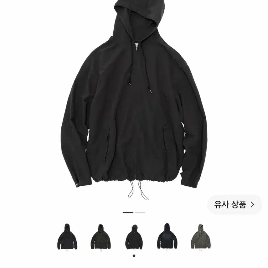 [BUNJANG] Poler Zip Hoodie Parka Charcoal / 4)폴리테루 집후디파카 차콜