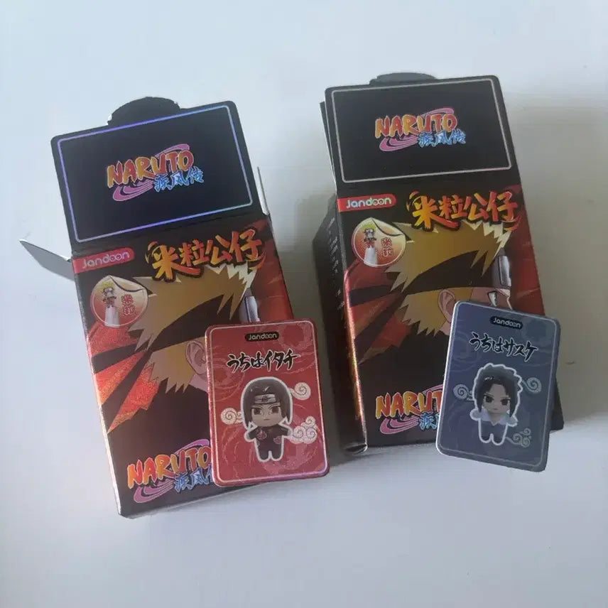 [BUNJANG] Naruto Rice Ball Figure Itachi & Sasuke / 나루토 쌀알 피규어 이타치&사스케