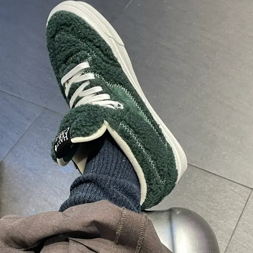 [BUNJANG] Vans Green Fleece Jacket / Vans