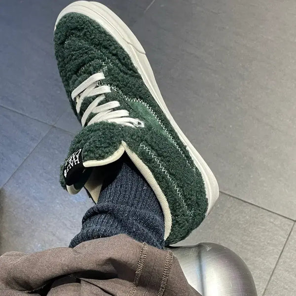 [BUNJANG] Vans Green Fleece Jacket / Vans