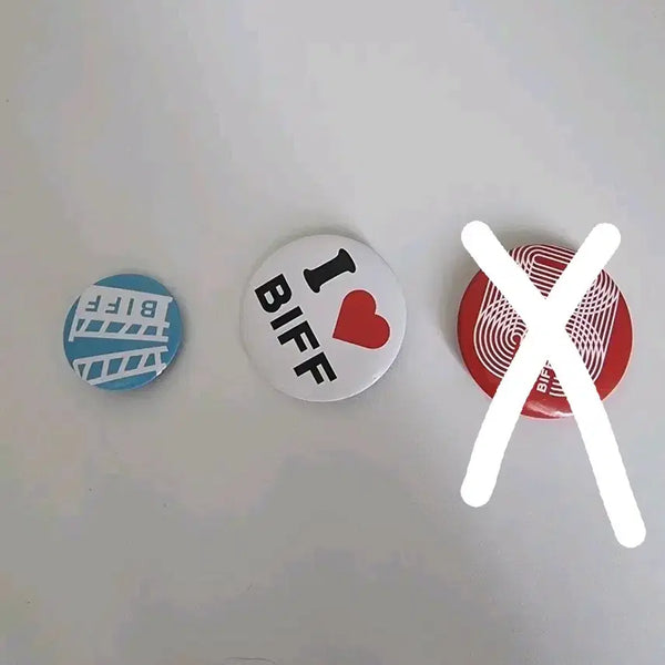 [BUNJANG] Busan International Film Festival (BIFF) Pin Buttons (2025) / 2025 부국제 부산국제영화제 핀버튼 biff