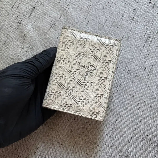[BUNJANG] Goyard Saint-Marc Card Holder White / 고야드 생마르크 카드지갑 화이트 단품