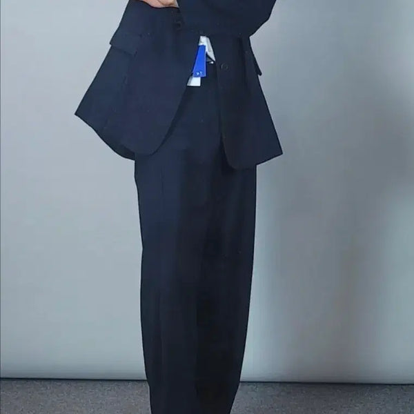 [BUNJANG] Ader Error x Zara Tapered Trousers Navy L / 아더에러 자라 테이퍼드 트라우저 슬랙스(네이비)