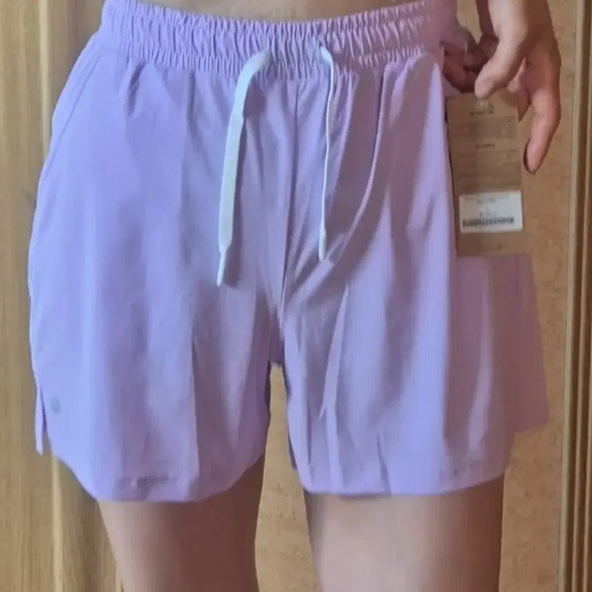 [BUNJANG] Skullpig Lavender Cropped Shorts (L) / 스컬피그 숏팬츠 새제품