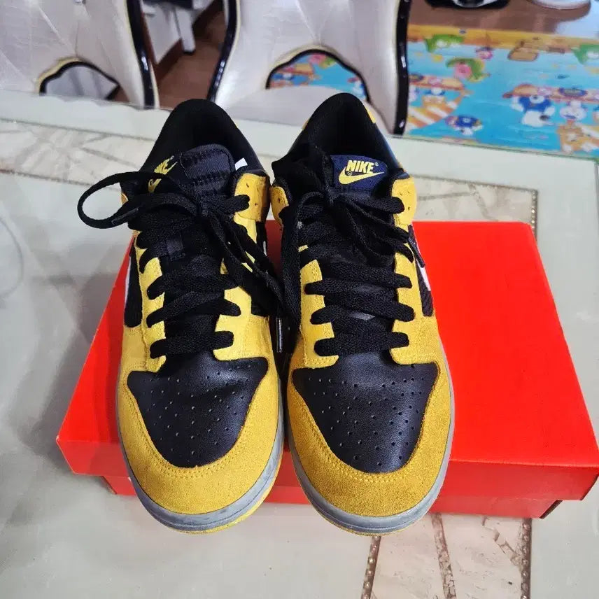 [BUNJANG] Nike Dunk Low Yellow Black / 나이키 덩크 로우  옐로우 블랙 세탁완료 정품