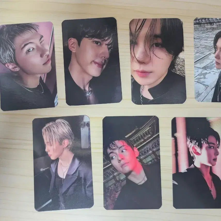 [BUNJANG] BTS Photocard Set (7 types, Unsealed) / 방탄소년단 BTS 포토카드 7종 (개봉 후 개별슬리브)